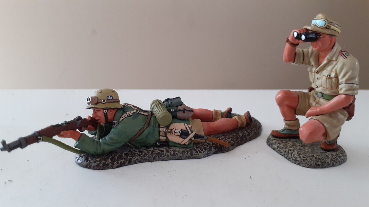 king and country ak55 ak055 ww2 german afrika korps mg42 1:30 metal boxed 2009