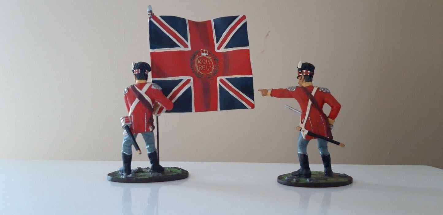 Britains Napoleonic Waterloo British  infantry 92nd Highlanders 17364