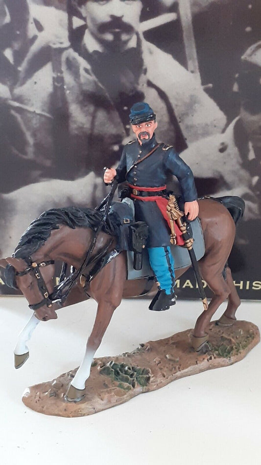 King and country acw union mounted officer cavalry boxed 1:30 wrdb cw38