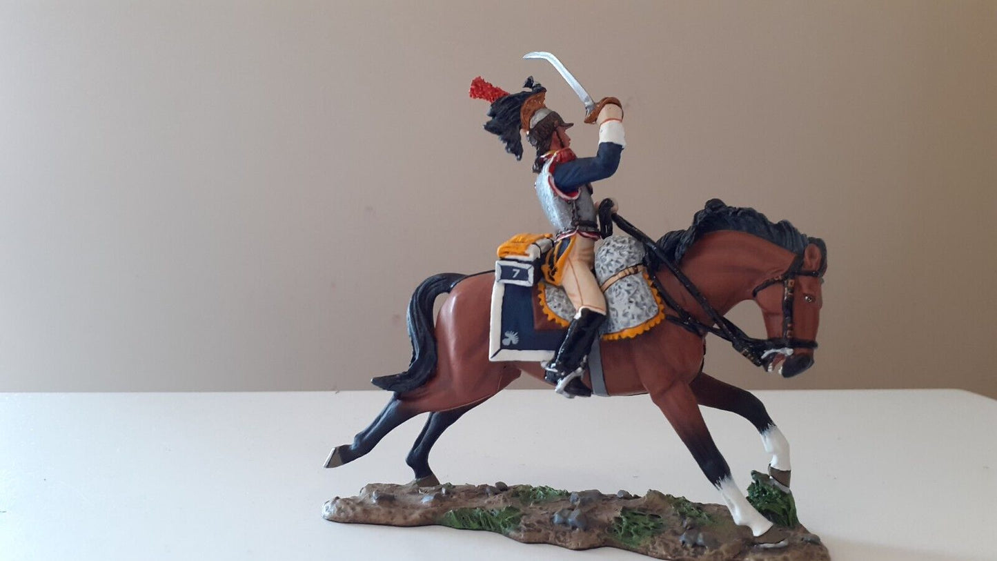 King and country Waterloo Napoleonic french cuiraissier boxed 1:30 na116 2007 wb