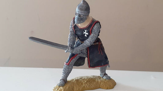 Spb crusaders hospitaller medieval templar knights 1:30 metal no box wk2