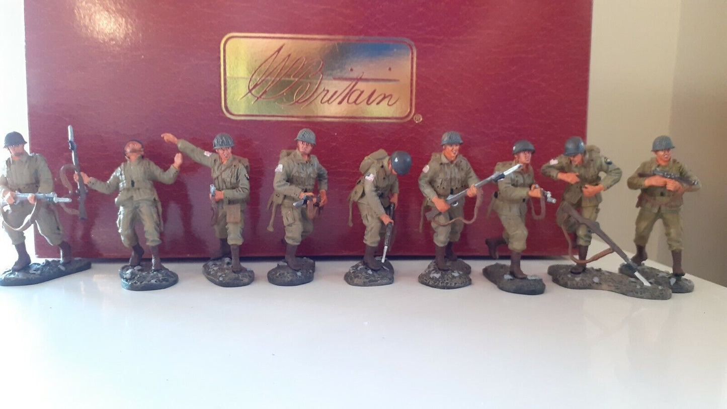 Britains 17595 ww2 101st airborne paras strike attack 1:32 metal