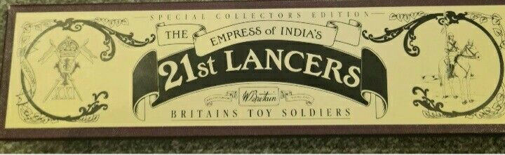 Britains 8807 empress India 21st Lancers cavalry 1990s 1:32 metal