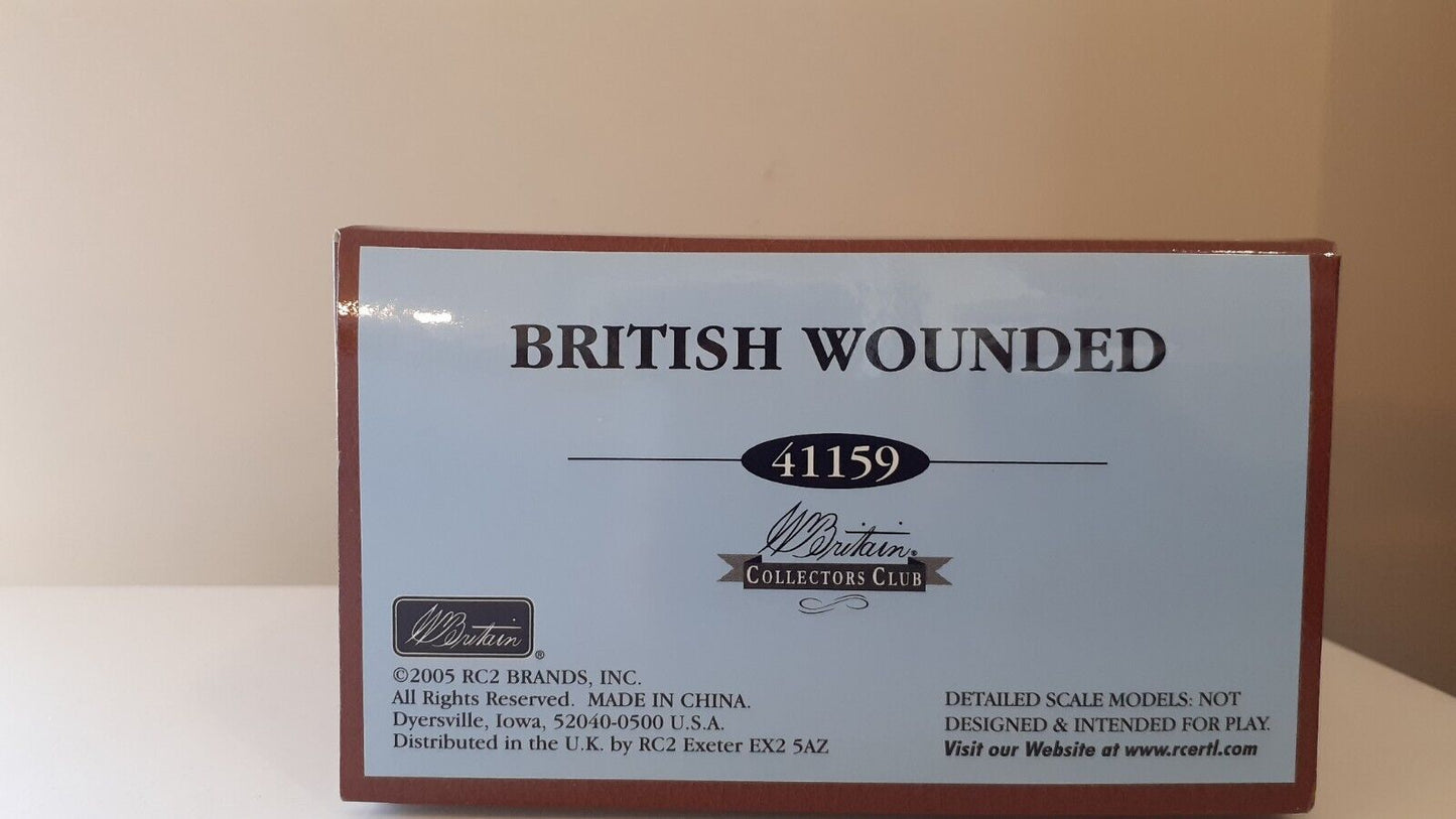 Britains 41159 coldstream guards wounded Napoleonic 1:32 metal  boxed  2005