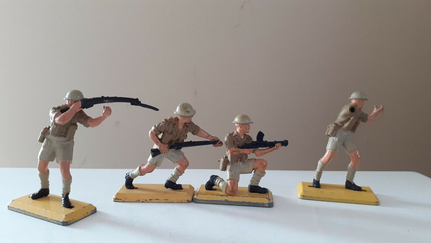 Britains deetail ww2 British 8th army bulk lot 1970s 1:32  b3