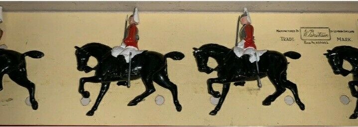 Britains set no.1 lifeguards life guards household cavalry 1940s 1:32 metal