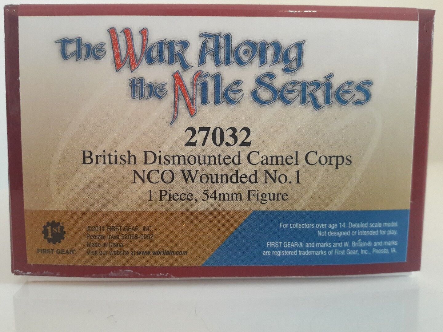 Britains war along nile 27032 wounded nco camel corps 1:32 metal figures