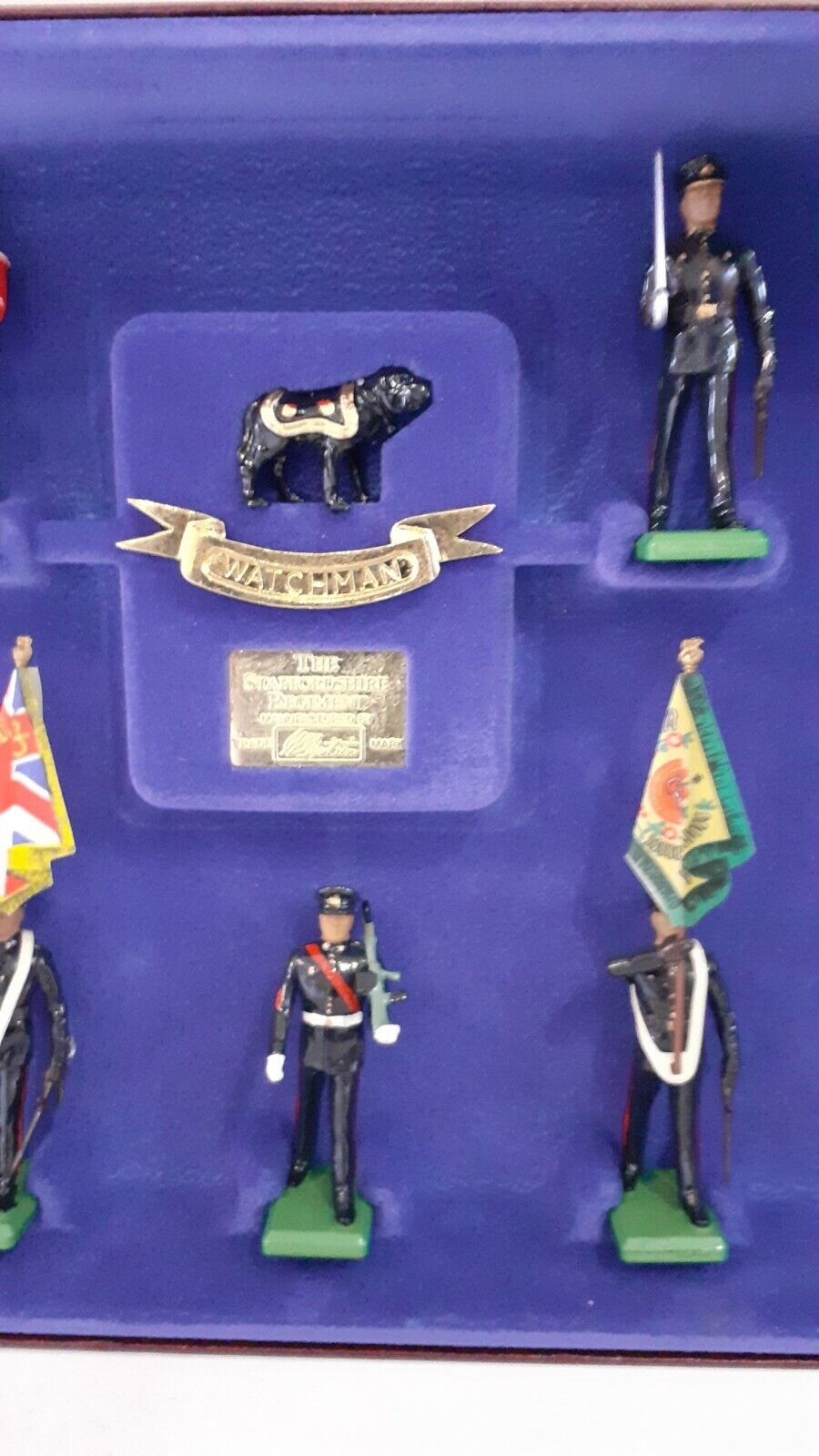 Britains 5194 limited edition Staffordshire regiment with staffie terrier 1994