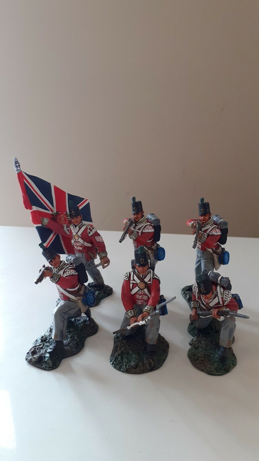 Patriot models Waterloo Napoleonic 52nd regt foot 6 figs 1:30