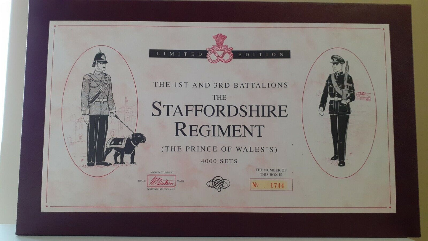 Britains limited edition Staffordshire regiment staffie terrier 1994 1:32 5194