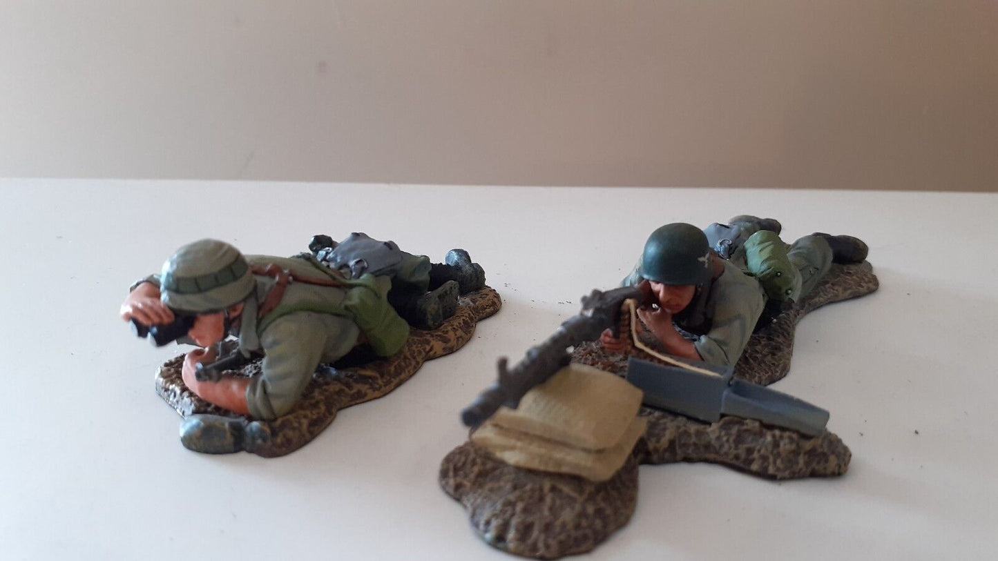 King and country ww2 german fallschirmjager paras mg34 box 1:30  fj01-07