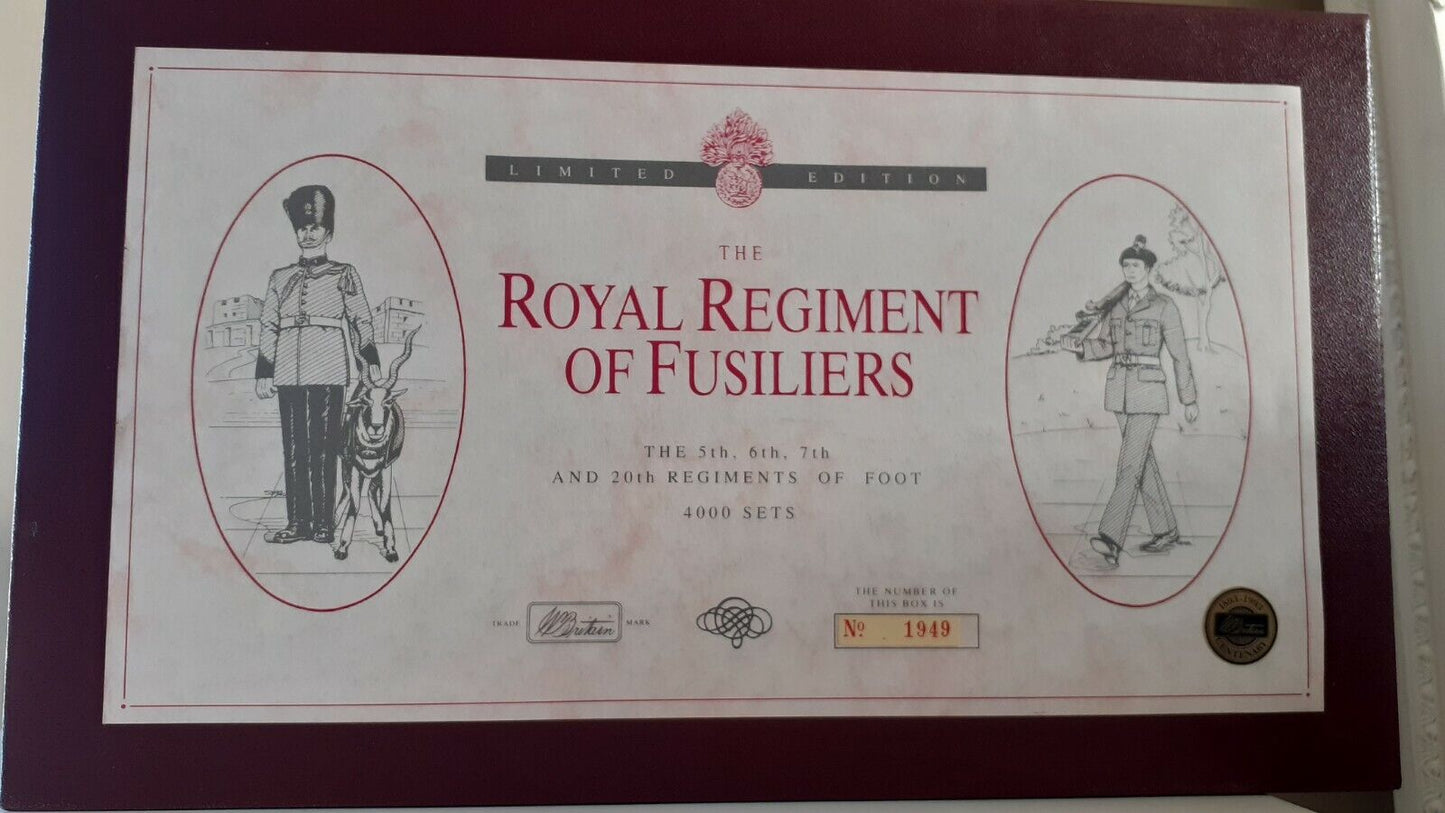 Britains limited edition royal regiment of fusiliers 1993 5193