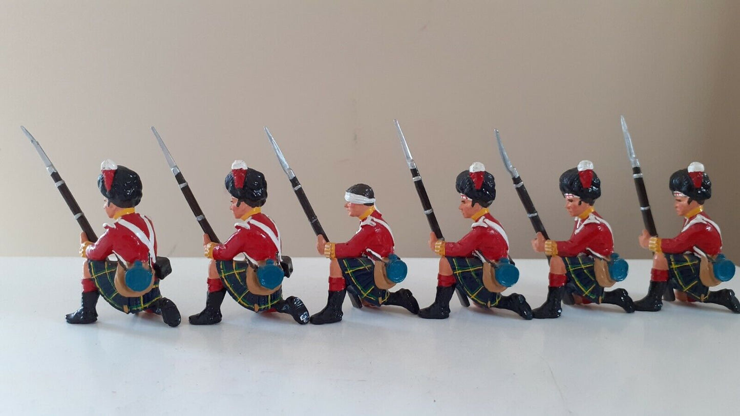 early trophy miniatures 1991 Napoleonic Waterloo Highlanders wa27 1:32 metal