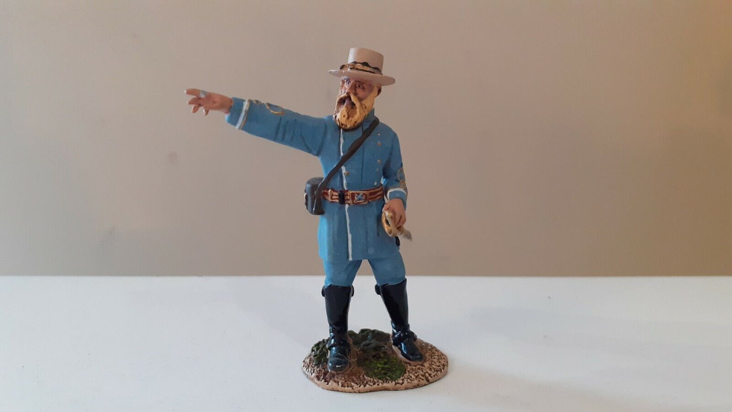 Britains acw  Confederate general john bell hood 31022 1:32 metal no box w4