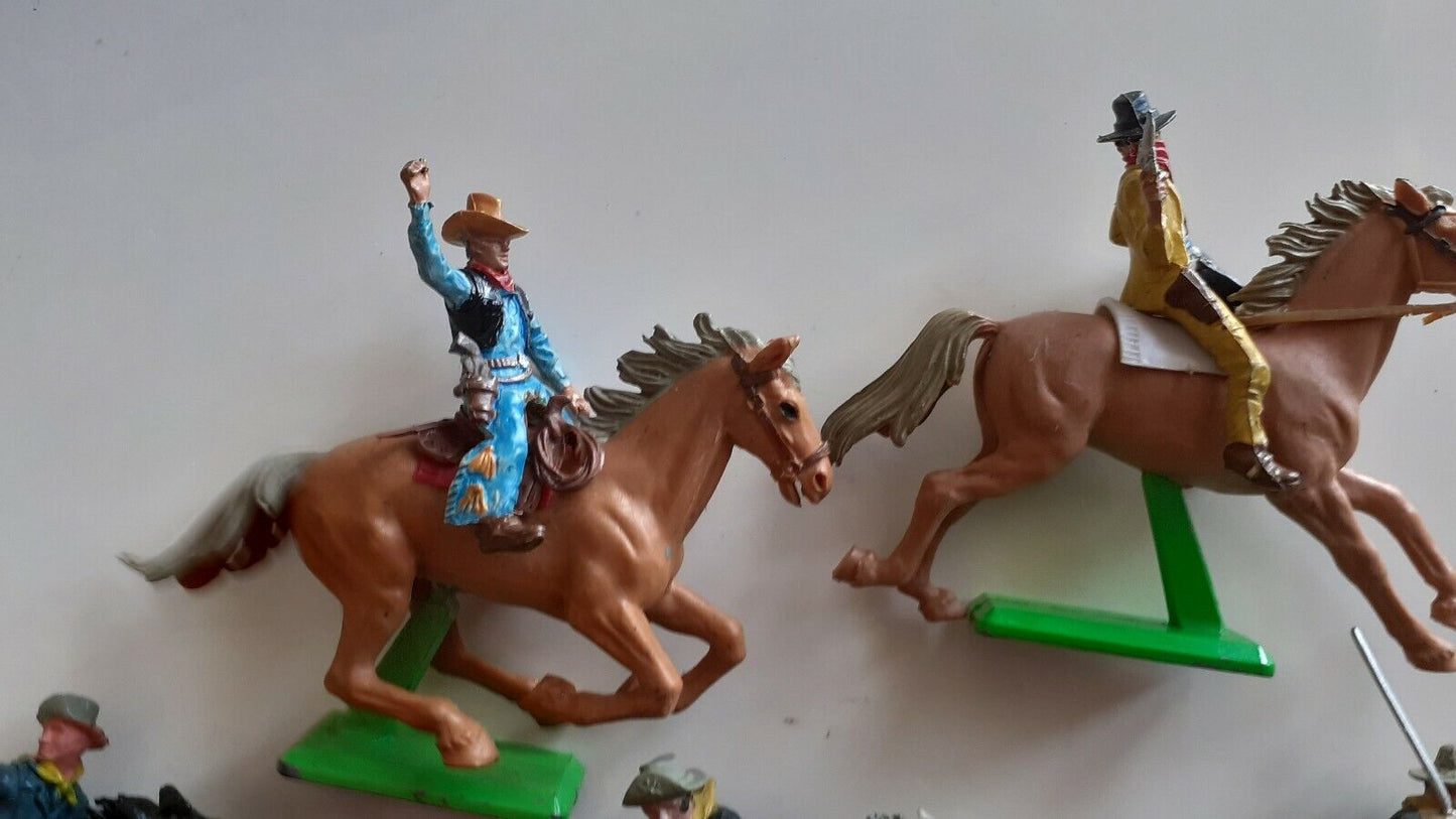 Britains deetail wild west 7th cavalry 1970s 1:32  b1