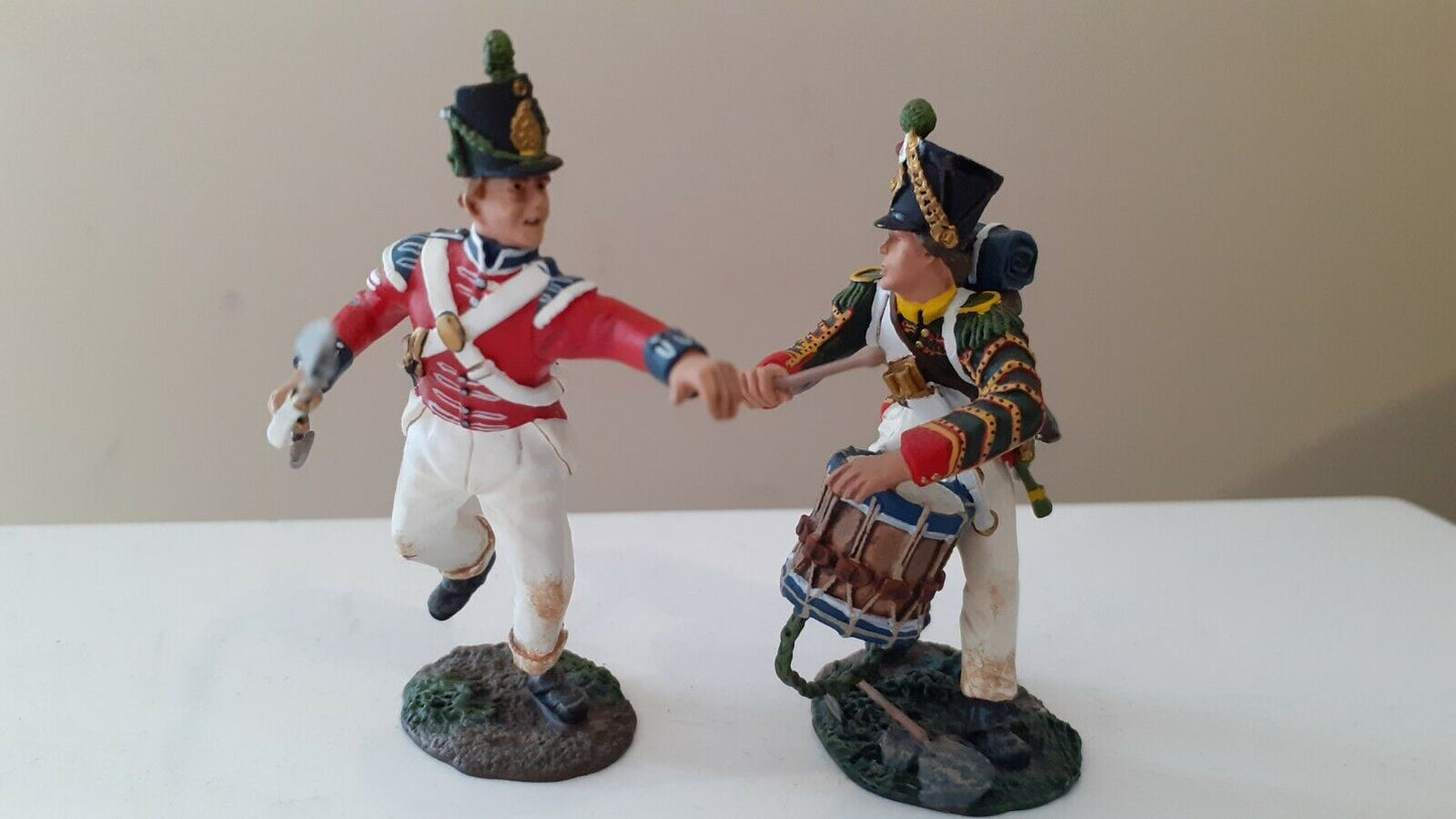 britains 17884 napoleonic hougoumont Waterloo coldstream guards drummer boxed