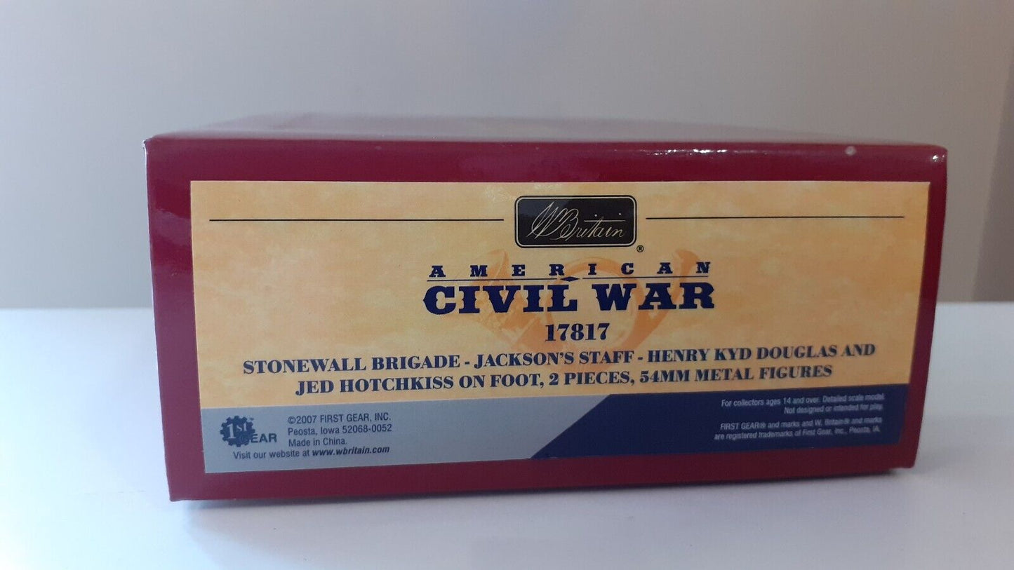 Britains 17817 acw stonewall kyd douglas hotchkiss 1:32 boxed