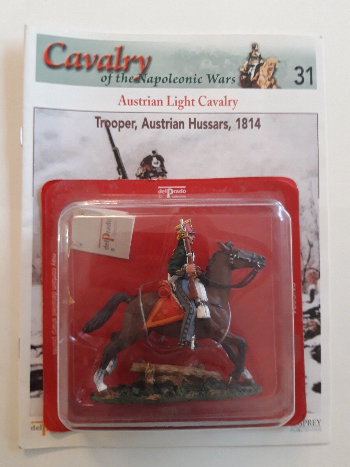 Del prado napoleonic war waterloo 1:32 cavalry austrian hussars   31 31