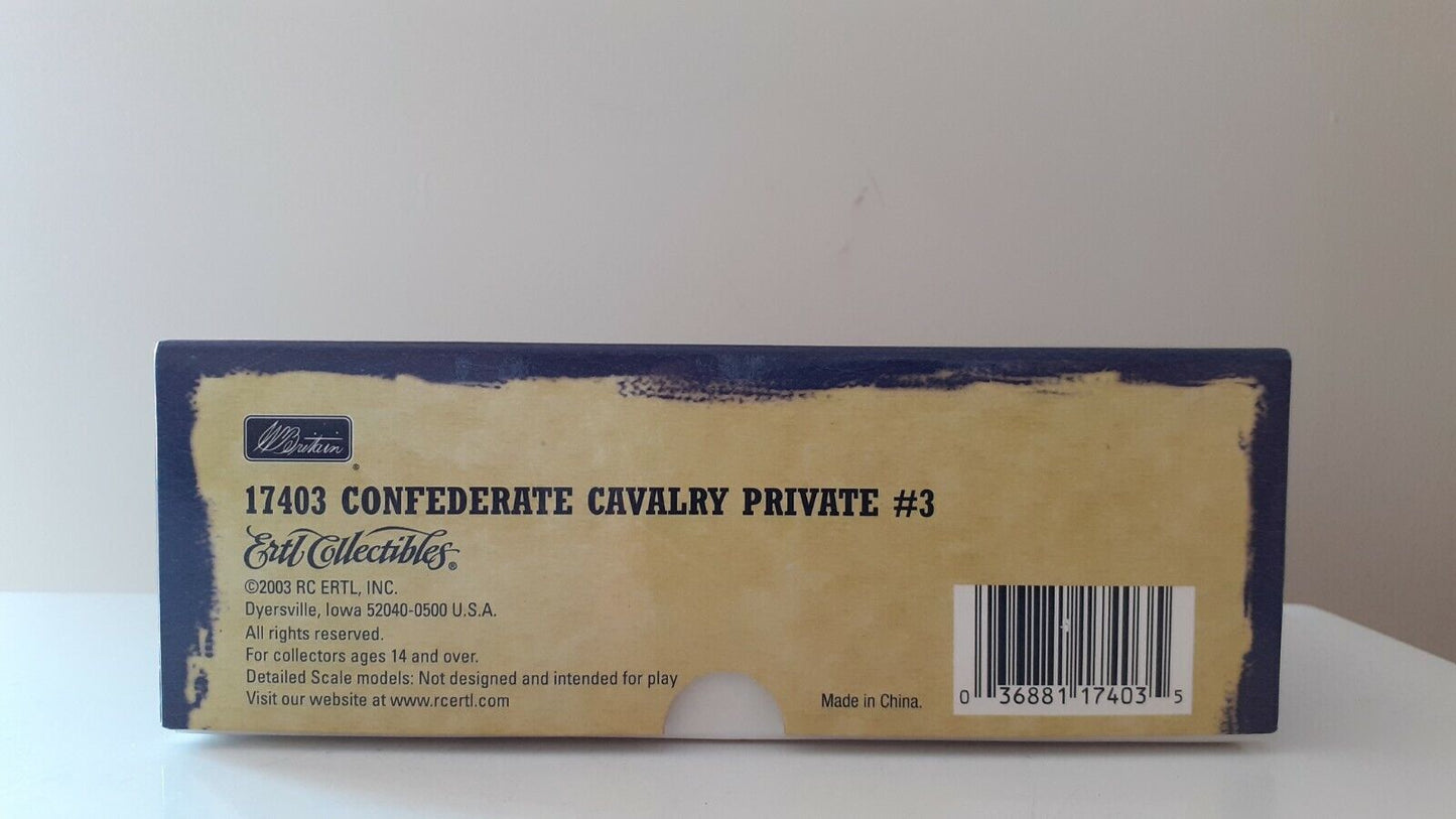 Britains 17403 acw confederate cavalry metal boxed