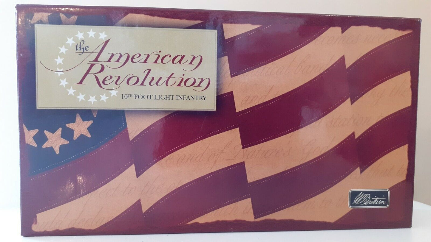 Britains 17446 awi American revolution 10th regiment foot light boxed 2003