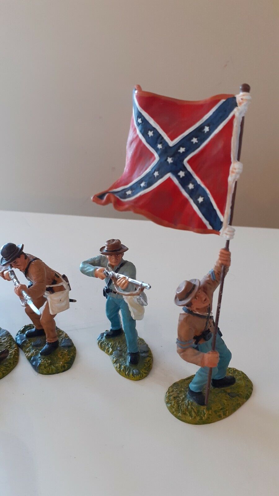 Britains acw confederates 17301 clubs trumps 14th Virginia Gettysburg mib