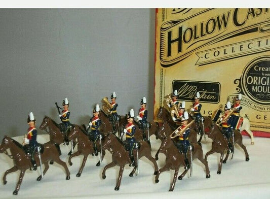 BRITAINS 40191 BRITISH 9TH LANCERS MOUNTED BAND CAVALRY 2001 1:32