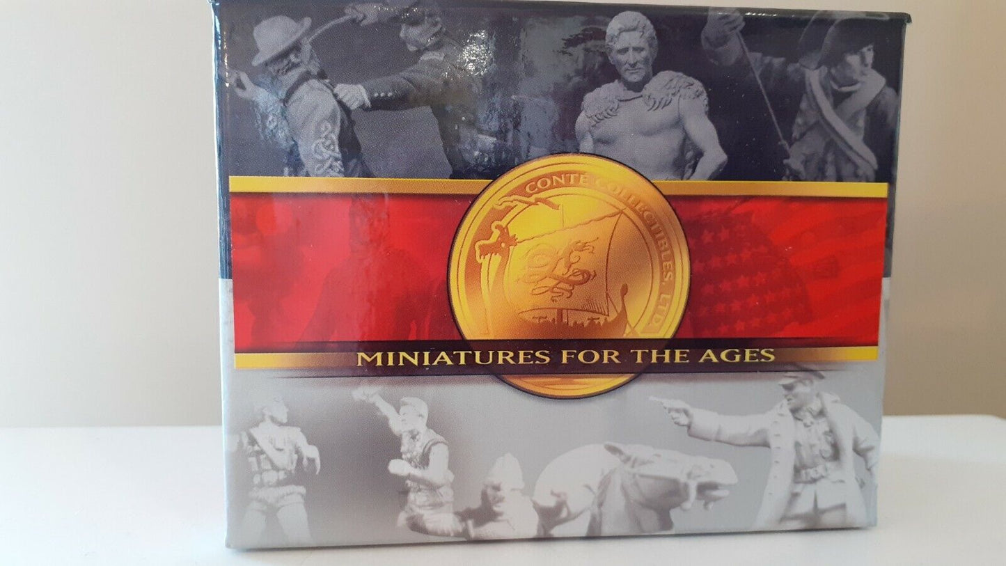 Conte french Indian wars rog006 Rogers rangers woodland indian metal boxed alamo