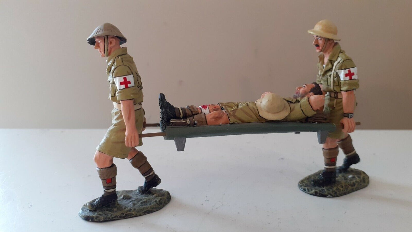 King and country ww2  ea28 8th army stretcher party  boxed