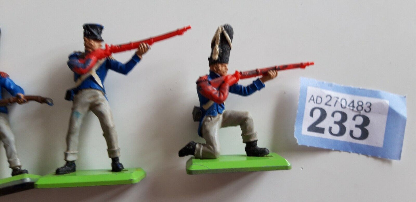 Britains deetail waterloo french infantry 1970s  1:32  b2