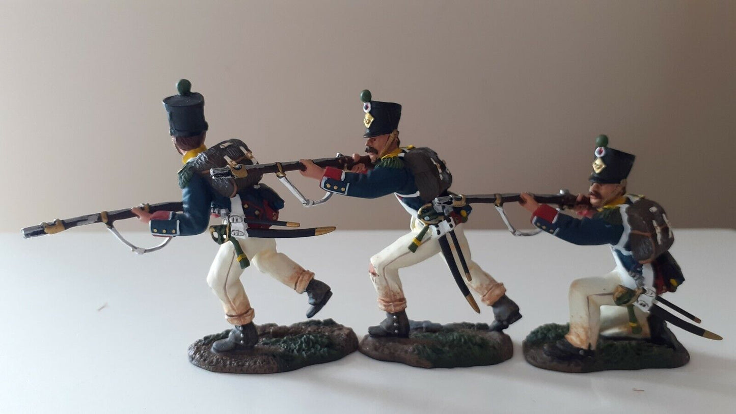 britains 17671 napoleonic hougoumont Waterloo French line chasseurs boxed