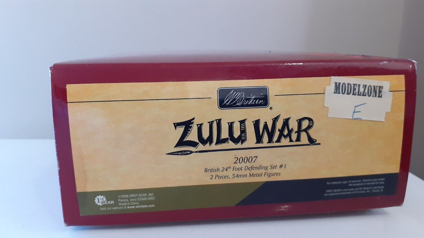 Britains 20007 zulu british 24th foot boxed rorkes drift isandlwana 2008 2407