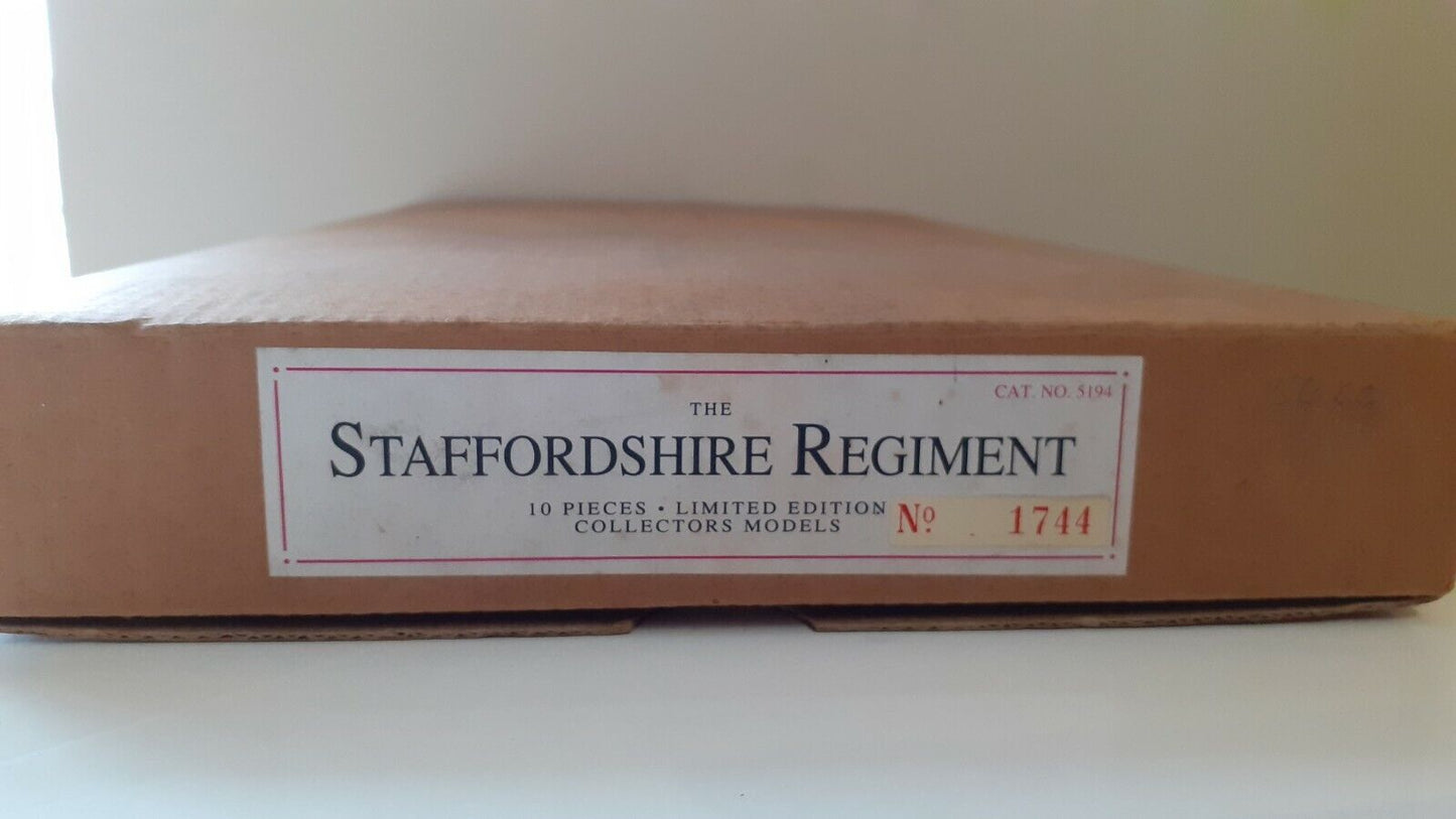 Britains limited edition Staffordshire regiment staffie terrier 1994 1:32 5194