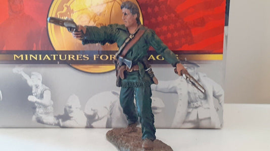 Conte french Indian wars rog001 Rogers rangers woodland indian metal boxed alamo