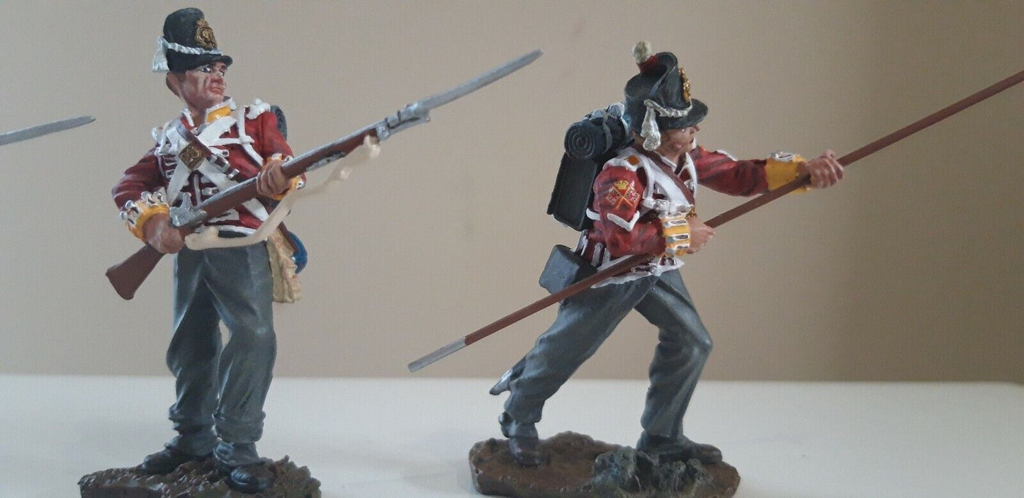 The collectors showcase waterloo napoleonic British cs00312  1:30 metal