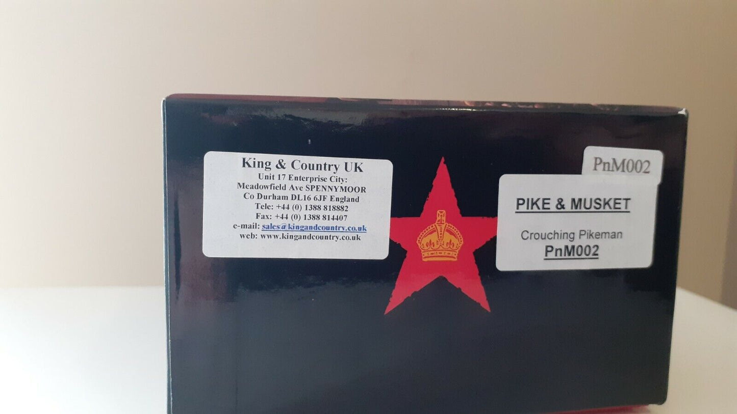 King and country ecw pike and musket pnm002 pikeman 1:30 metal boxed