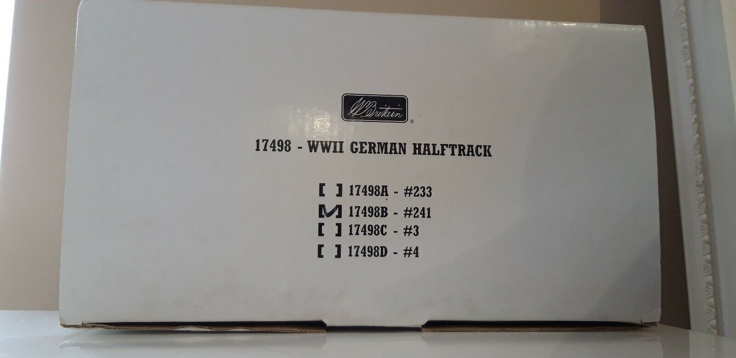 Britains 17498 ww2 German halftrack hanomag boxed 1:32