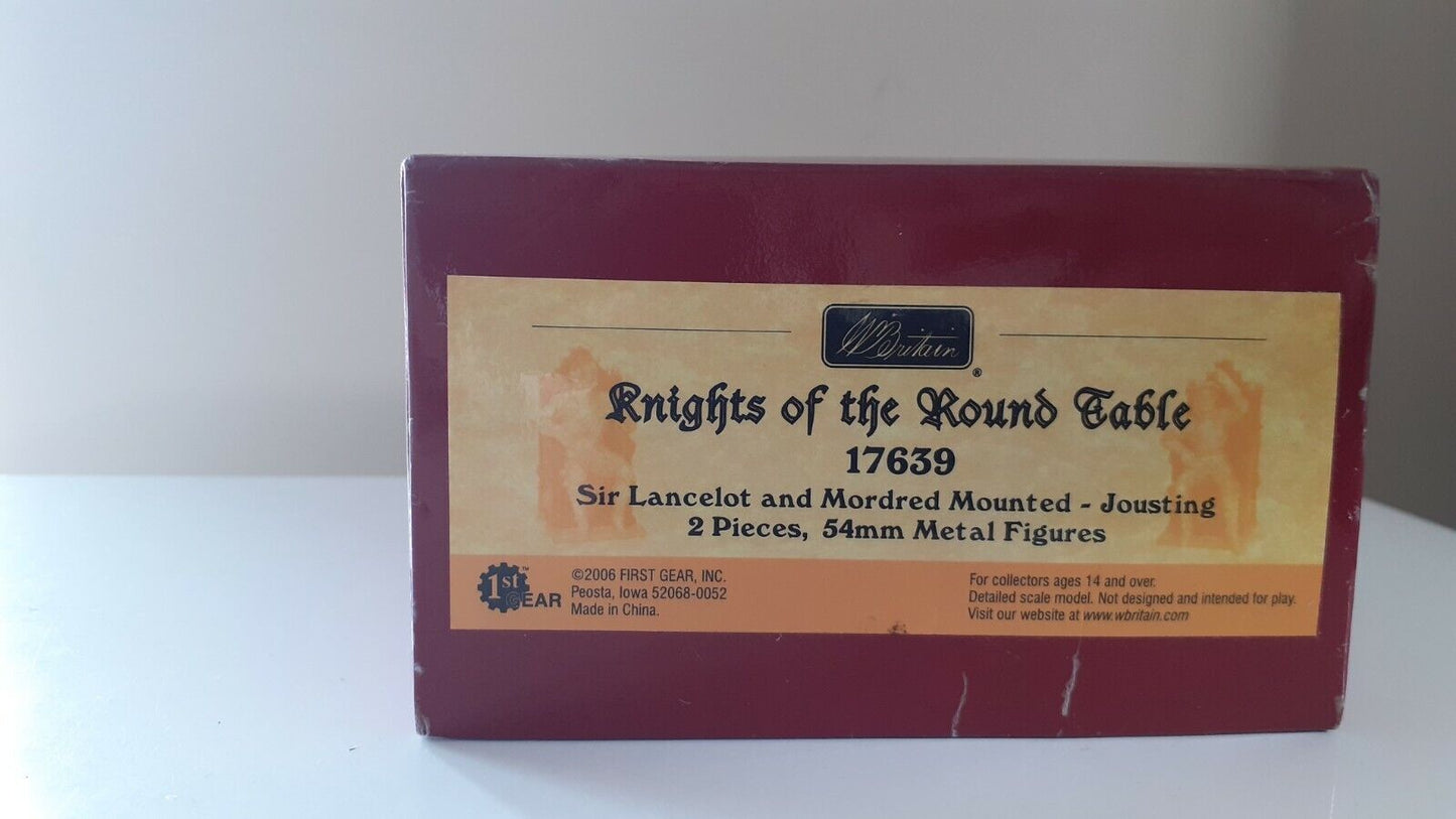 Britains 17639 round table knights lancelot mordred agincourt boxed 1:32