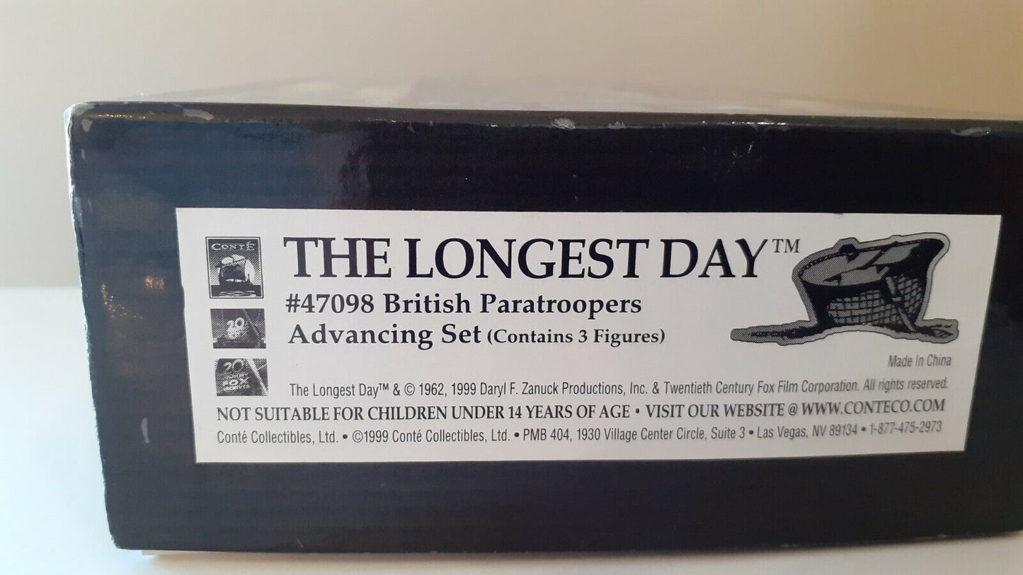 conte boxed 47098 ww2 d-day British paras 1:32 metal longest day