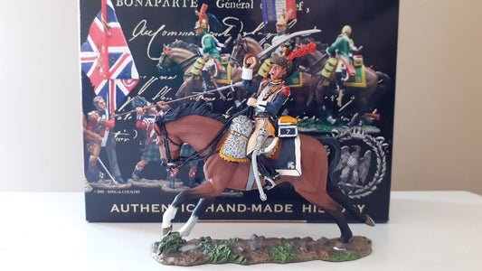 King and country Waterloo Napoleonic french cuiraissier boxed 1:30 na116 2007 wb