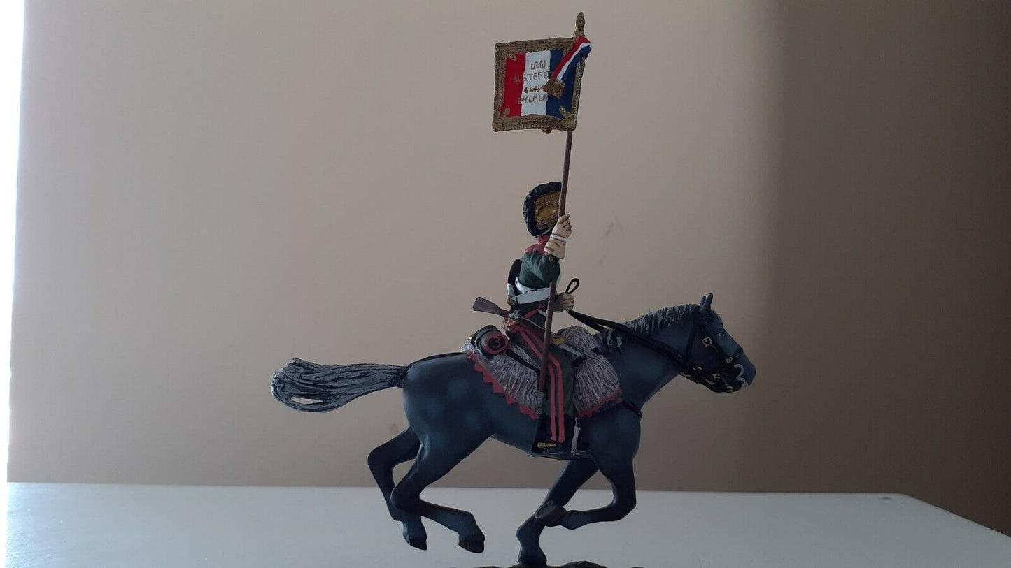 Britains 36073 Napoleonic hougoumont Waterloo French lancers guidon bearer Bb