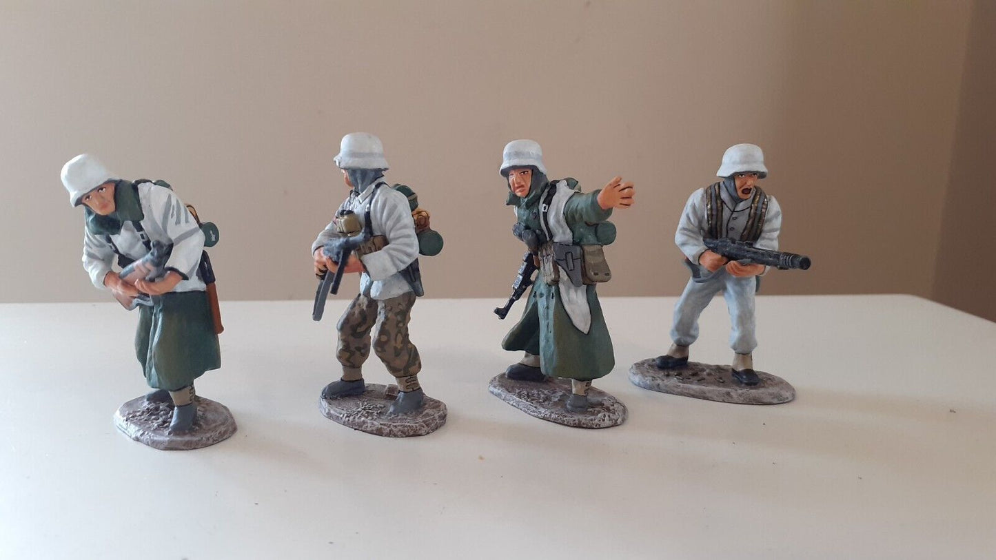 King and country ww2 german assault team boxed 1:30  ws012 ws12 rare winter  wdb