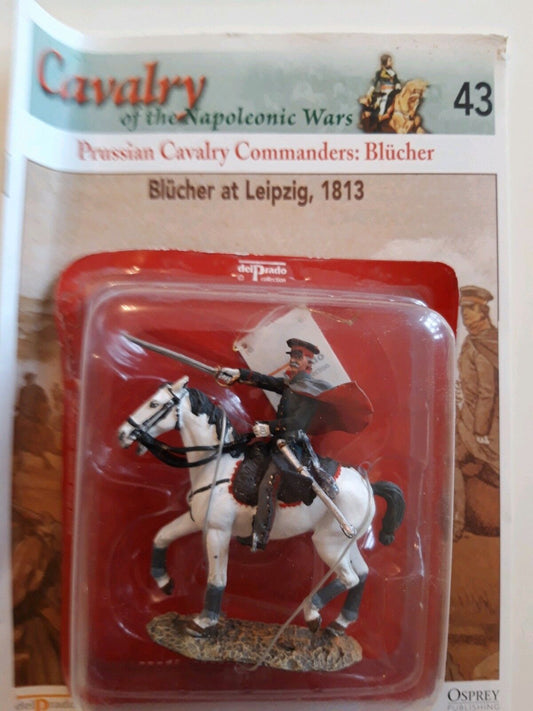 Del prado napoleonic war waterloo 1:32 cavalry Prussian general blucher 44 43