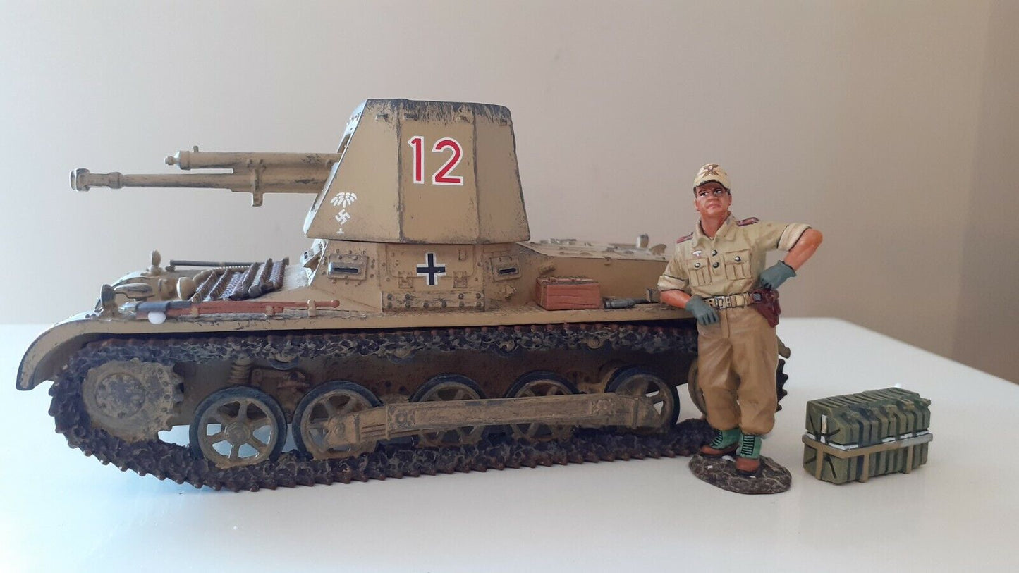 King and country ww2 German afrika korps panzer 1 panzerjager boxed 1:32 ak084