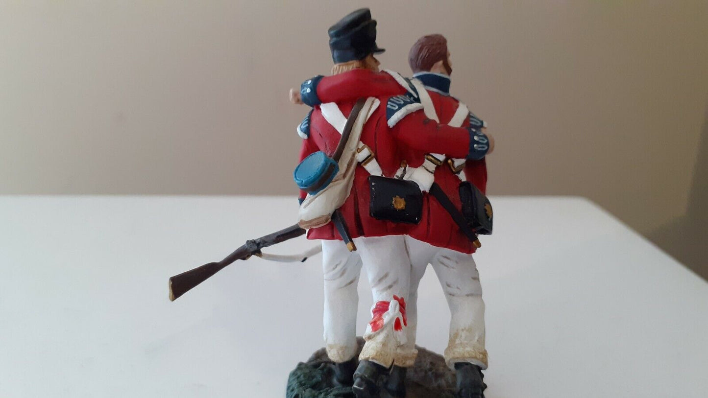 britains 17988 napoleonic hougoumont Waterloo coldstream guards wounded boxed