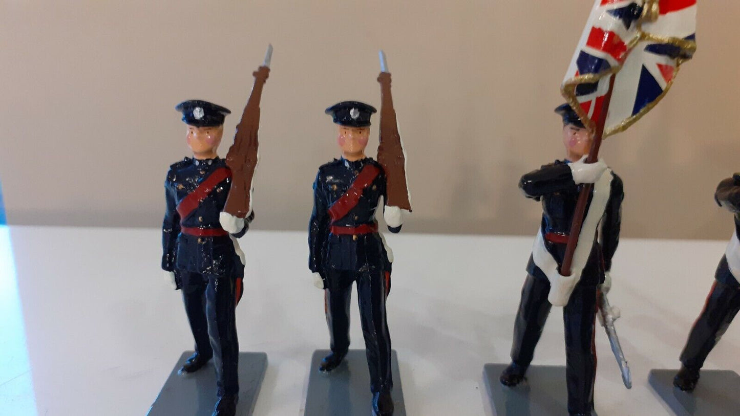 Britains 40276 Gloucestershire regiment colour party 1:32 metal