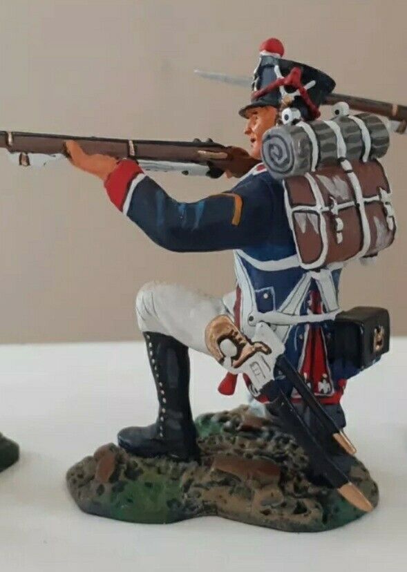 Patriot King and country Waterloo Napoleonic french 1 fig no box 1:30