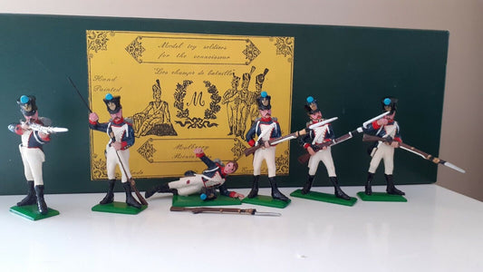 Mulberry Miniatures trophy 1990s  Napoleonic Waterloo French fusiliers fn58.