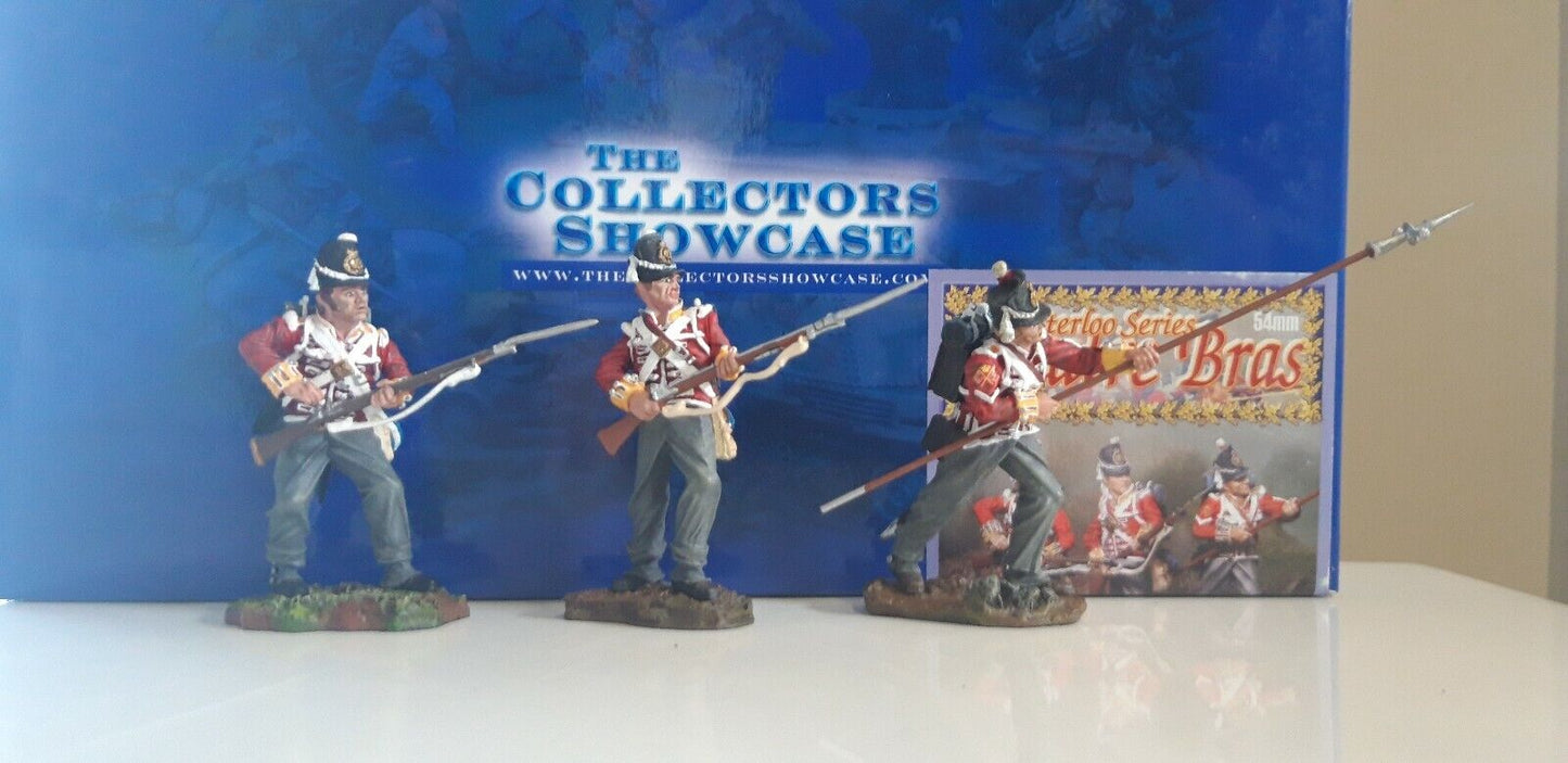 The collectors showcase waterloo napoleonic British cs00312  1:30 metal