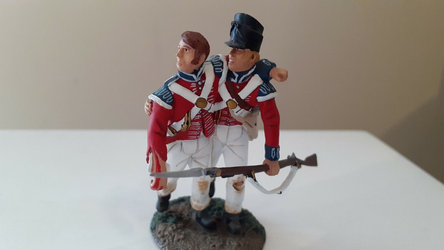 britains 17988 napoleonic hougoumont Waterloo coldstream guards wounded boxed