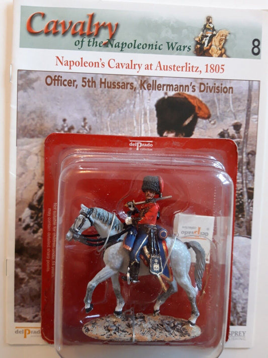 Del prado napoleonic war waterloo 1:32 cavalry french kellermans hussars  8 20